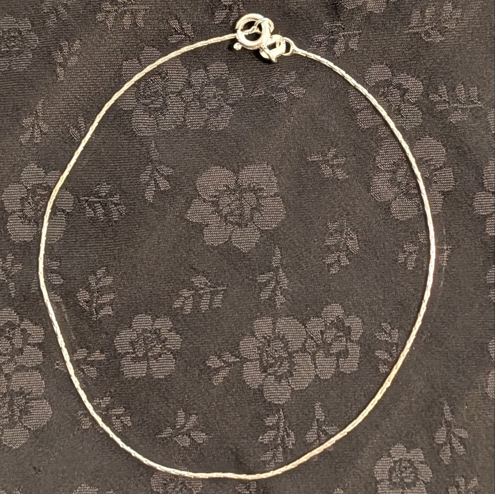 🆕 Delicate 925 Sterling Silver Anklet Or Bracelet - 9 Inch